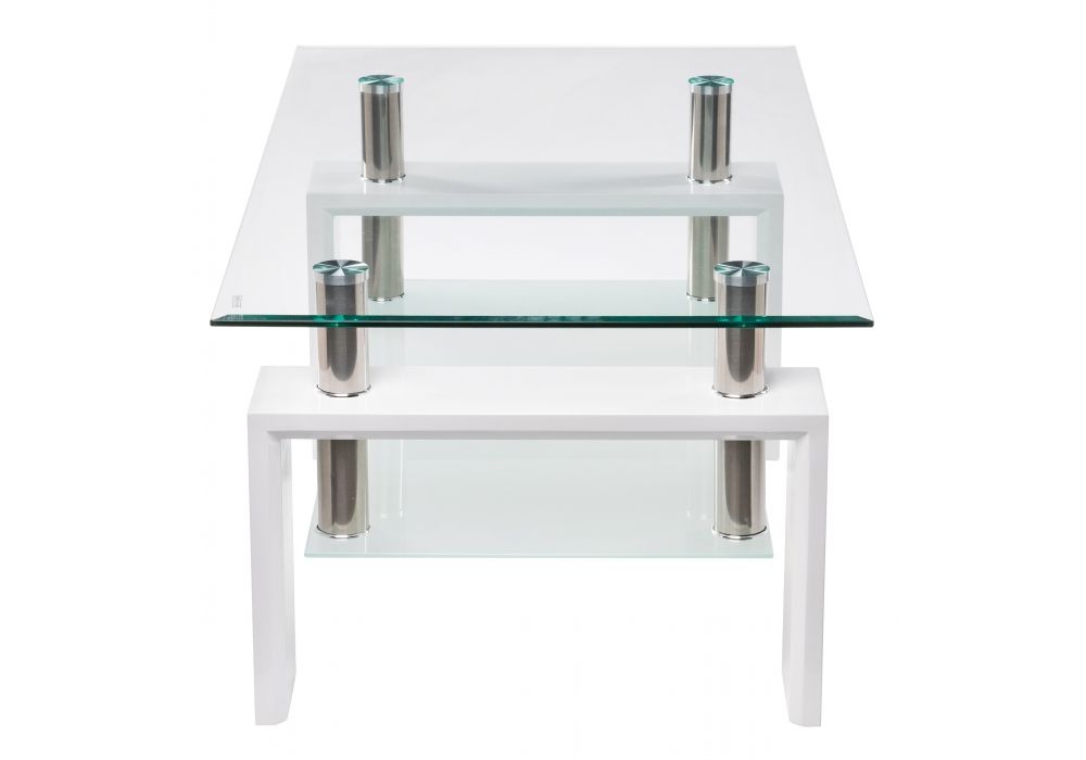 CT1-052 WHITE (110х60)-ECT-002 Стол журнальный