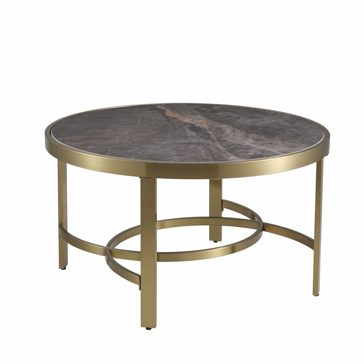 Журнальный столик Адриана 80х80 см серая керамика