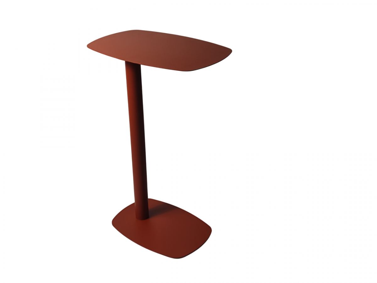 Журнальный столик Eanna L металл красный