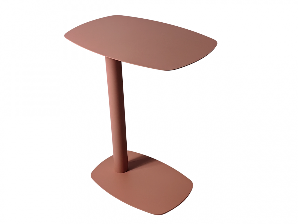 Журнальный столик Eanna S металл коралловый