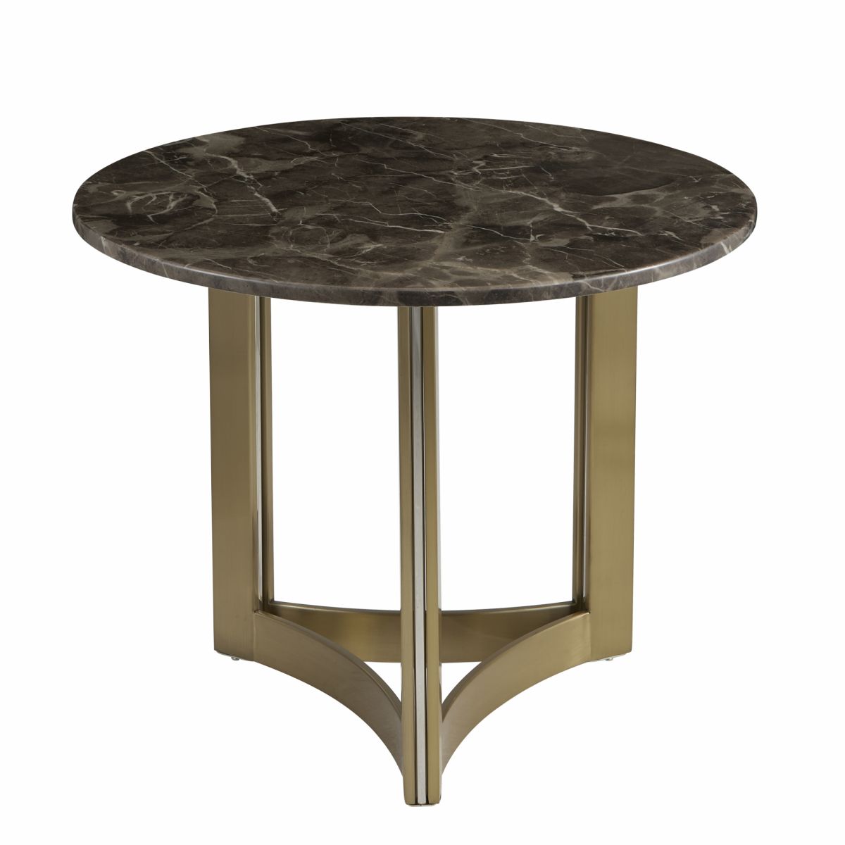 Журнальный столик Кассия 60х60 см темная керамика