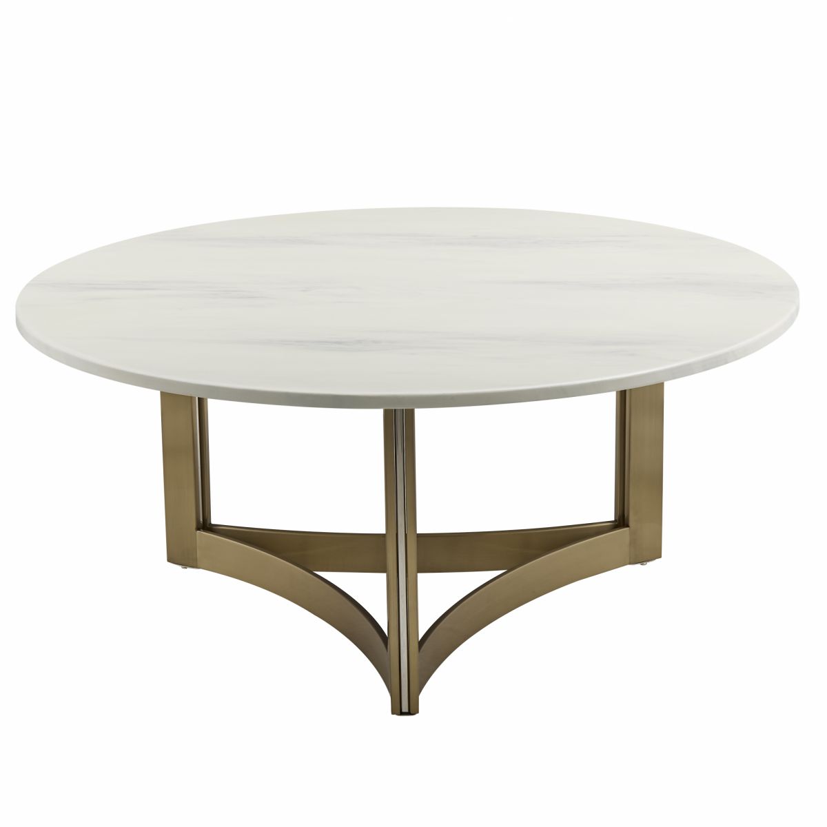 Журнальный столик Кассия 90х90 см светлая керамика