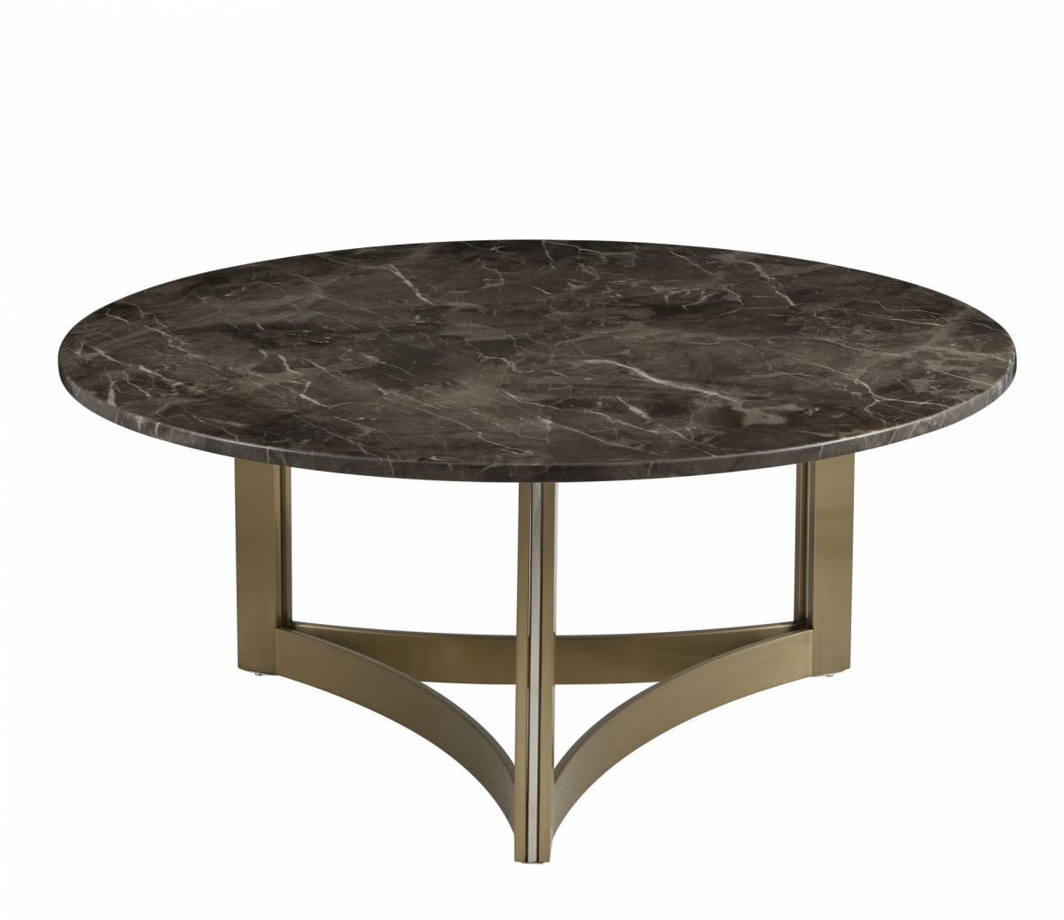 Журнальный столик Кассия 90х90 см темная керамика