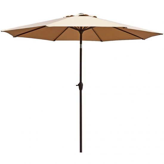Зонт для сада AFM-270-8kR-Beige (с наклоном)